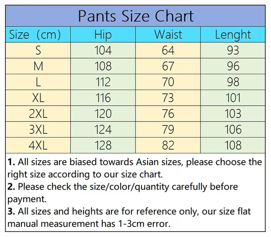 New in Mens Sweatpants Printed Casual Trousers Outdoors Fitness Sports Jogging Mens Pants Daily Running Pants Fashion Streetwear