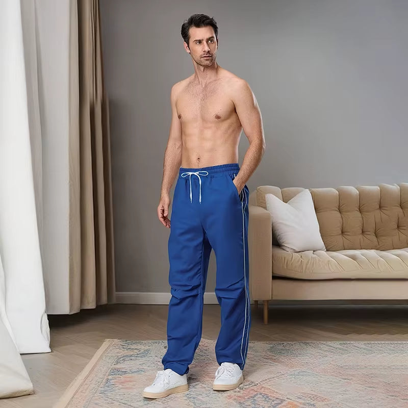 Men S Lightweight Jogger Sweatpants with Adjustable Drawstring Waistband and Side Pockets for Gym Workout