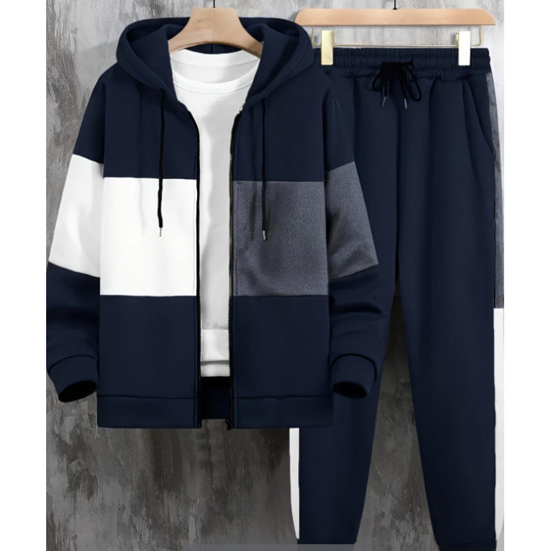 Mens AutumnWinter 3D Elephant-Print Long-Sleeve Hoodie Set